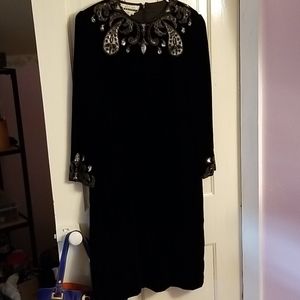 Vintage velvet dress